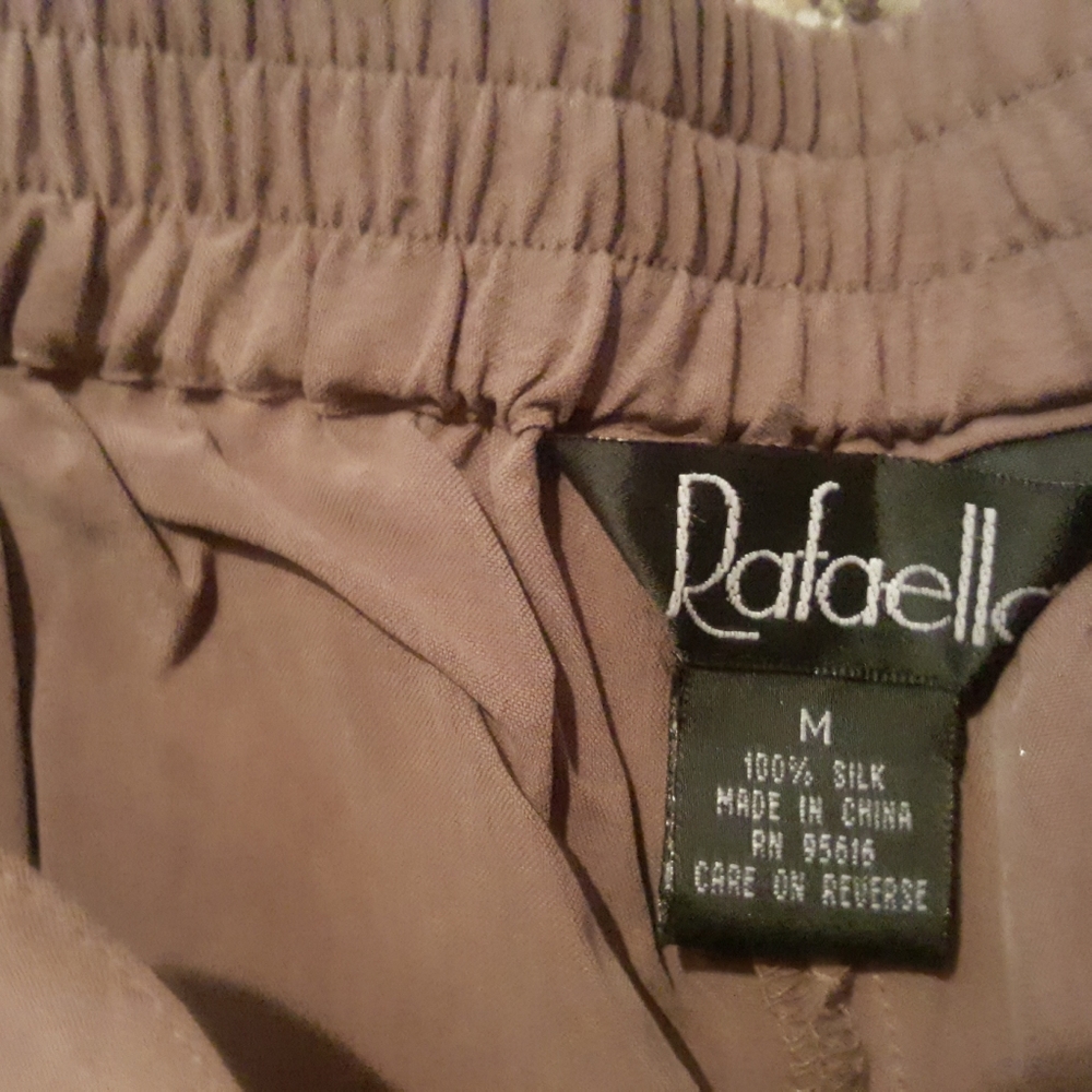 Rafaella size M Silk Pants - Picture 5 of 5
